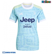 Camisa de Futebol Juventus Equipamento Secundário Mulheres 2025-26 Manga Curta